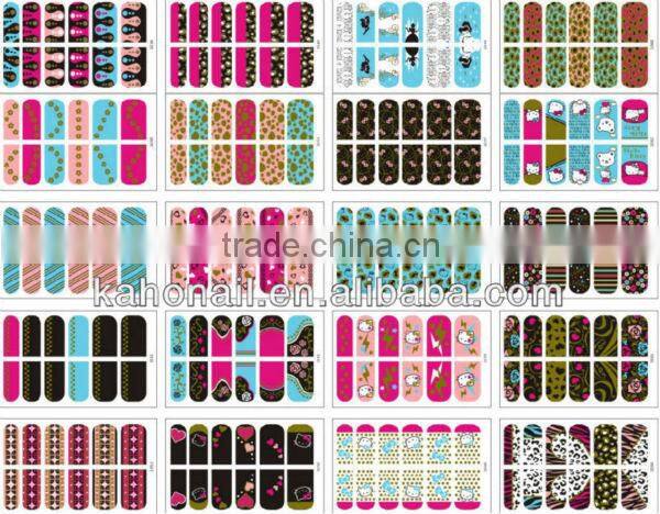 Cute Flower 3D Nail Sticker , korea nail sticker