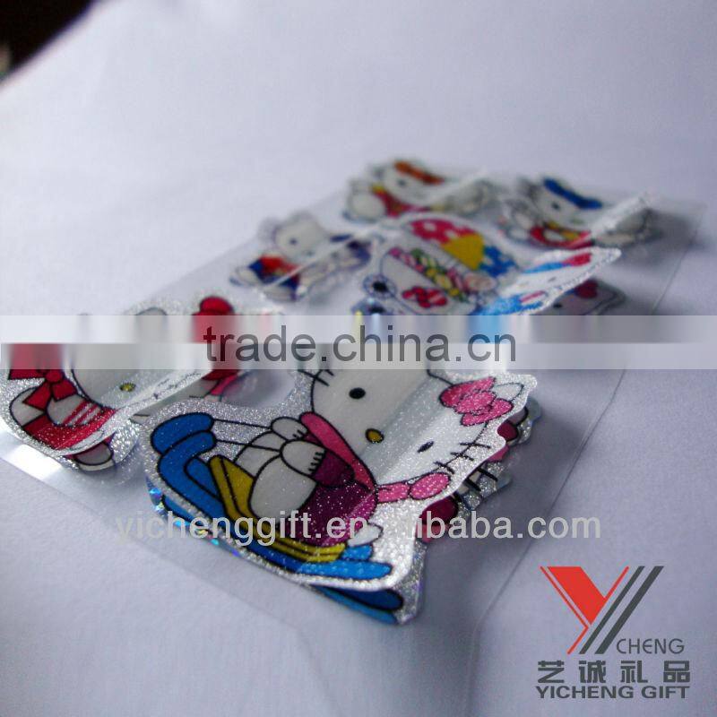beautiful snowwhite 3D PVC Fly sticker