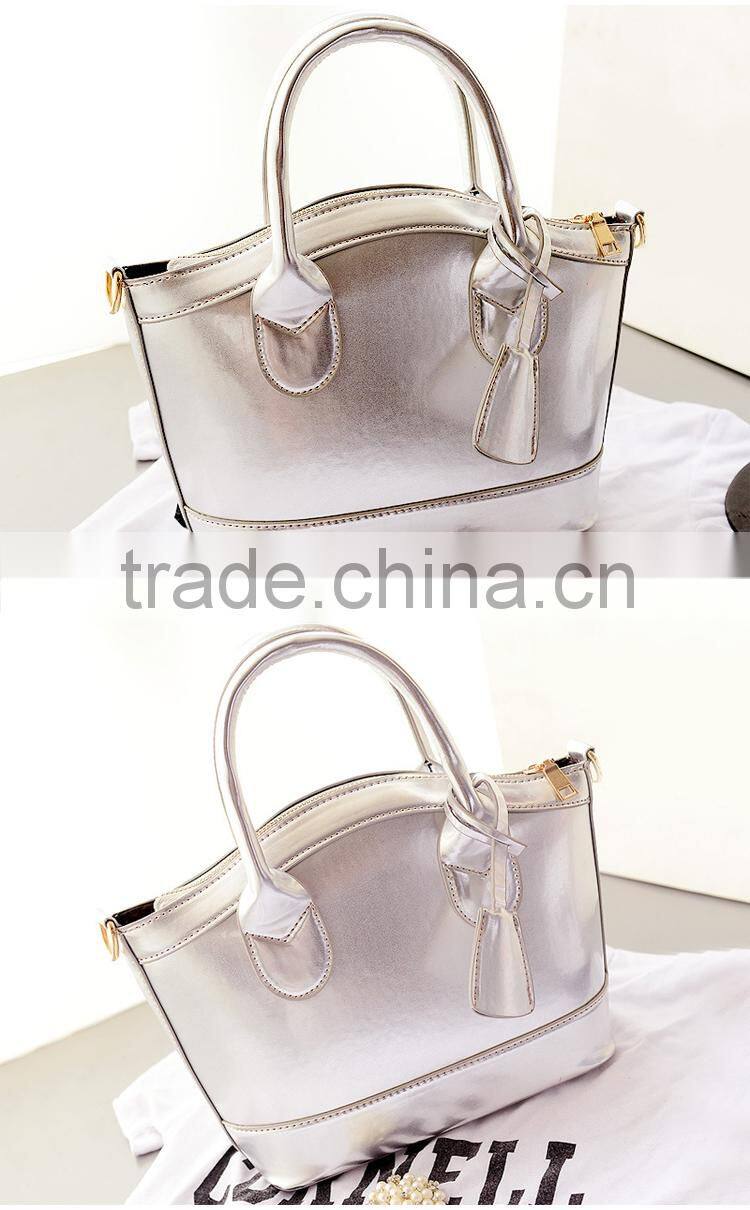 purple and silver shell bag Fashion sweet solid woman bag elegant totes shoulder bags for women lady dating messenger bags