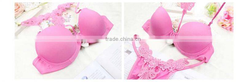 2015 Sexy Women Underwear Bras Set Front Closure Lace Women Bra Free Shipping