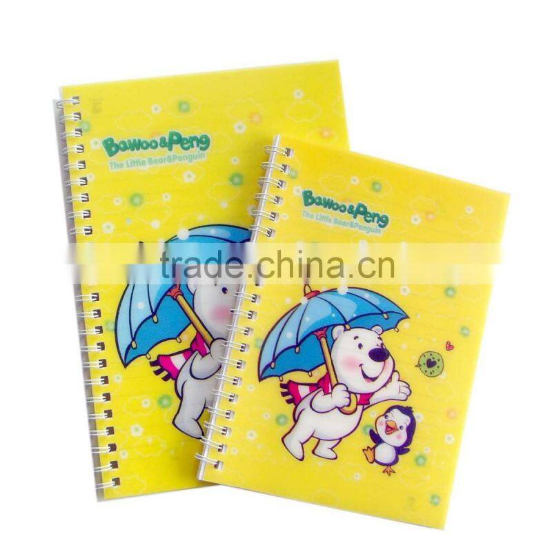 Custom A4/A5 size hardcover composition book 80 sheets spiral bound notebook