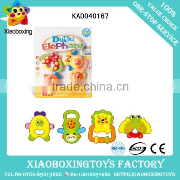 Interesting gift lovely plastic baby bell infant rattle ball toys