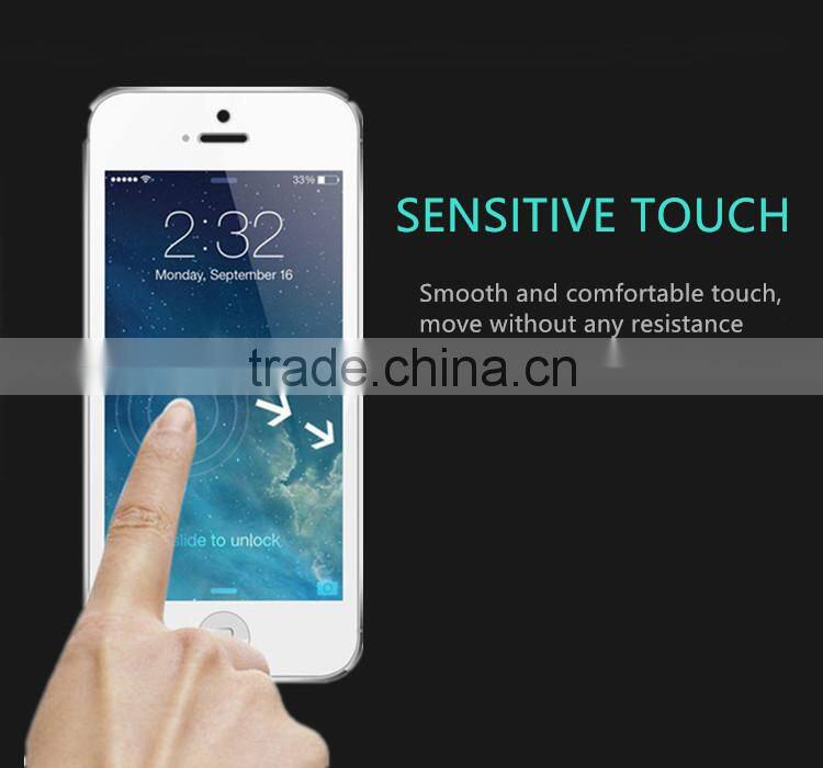 2016 top quality 0.26 mm 9H 2.5D Tempered Glass Screen Protector for iPhone 6