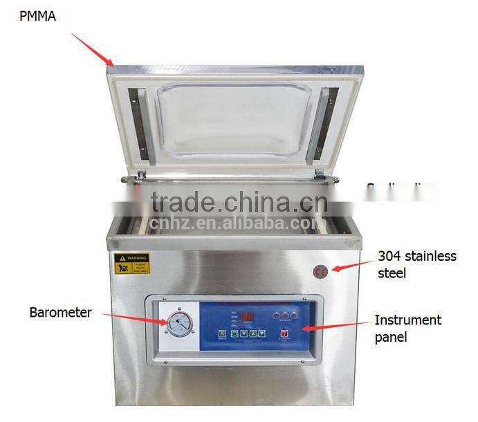 Hongzhan DZ series commercial small vacuum sealing machine for bags packing