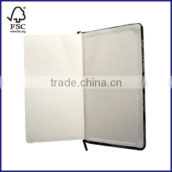 2 subject hardcover notepad/diary college ruled fabric cover