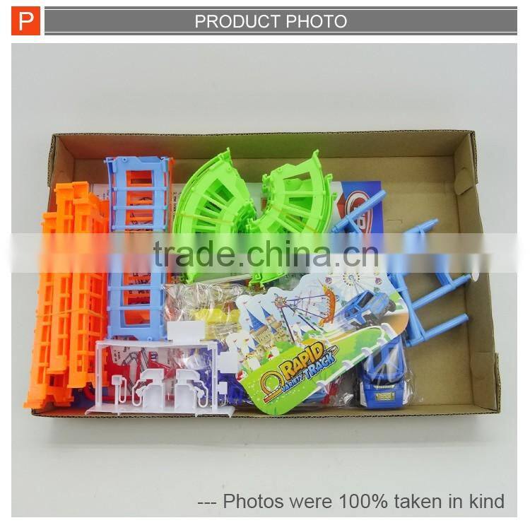 73pcs electric slot racing car magic track toys set for kids