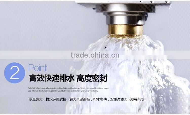 LABRAZE LE8501H bathroom/kitchen brass floor drains with Antique brushed