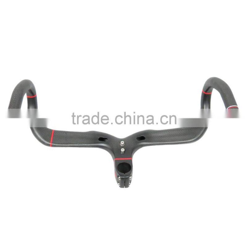 2016 mountain bikes carbon handlebar mtb road bike accessories bicycle parts grips with stem xinshun brands BH2321