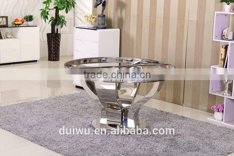 China popular dining room round marble table