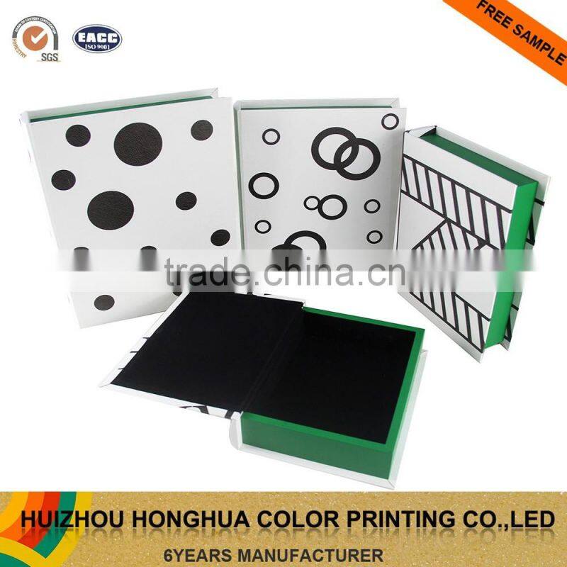 Handmade Leather Book Box Customized Cardboard Box Package Box