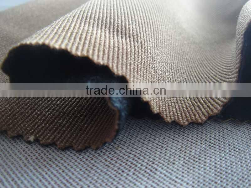 faux suede fabric bond T/C backing for sofa or mat