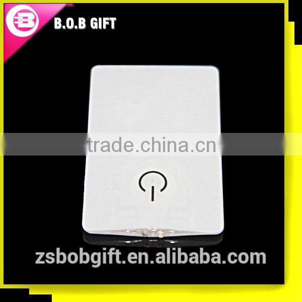 Blank pvc credit card torch