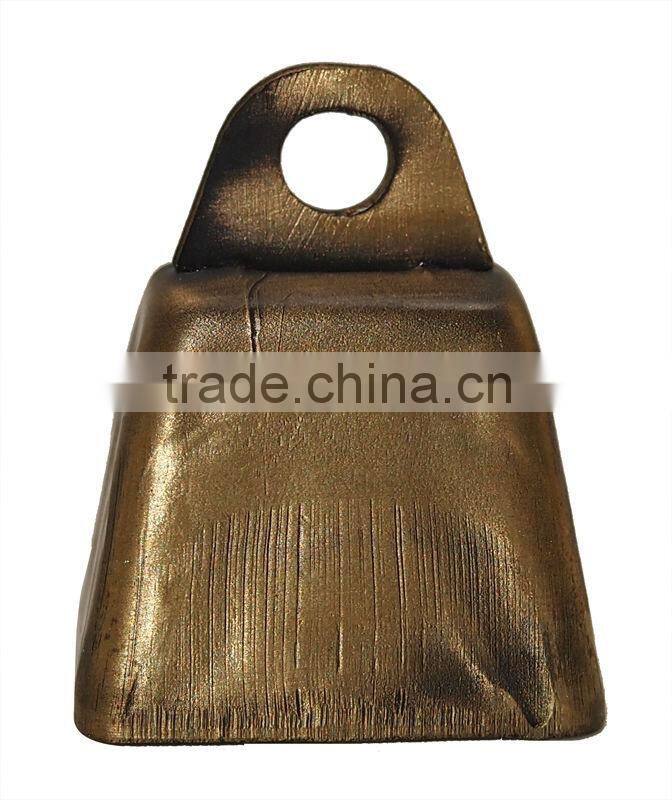 1 inch small cow bell with your own logo , antique bronze finish . A2-C53( A707)