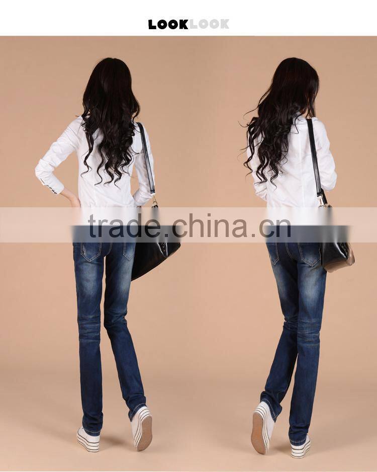 Spring, summer, straight jeans