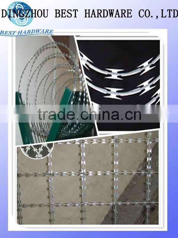 galvanized blade barbed wire factory