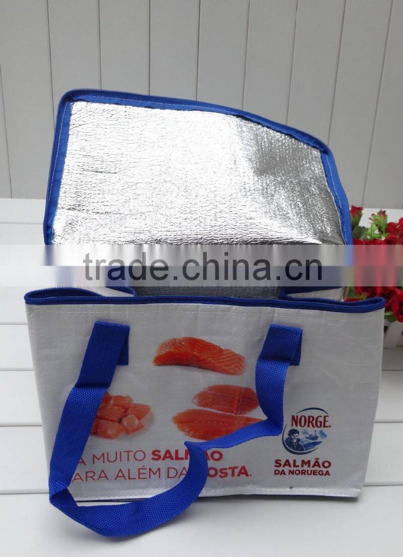 Bavaria Holland Beer Leak Proof PVC Lining Insulated Trunk Cooler Bag 12 Cans Pk Insulated Freezer Bag