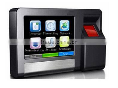 LINUX 3.5" TFT touch screen usb fingerprint access control and time attendance