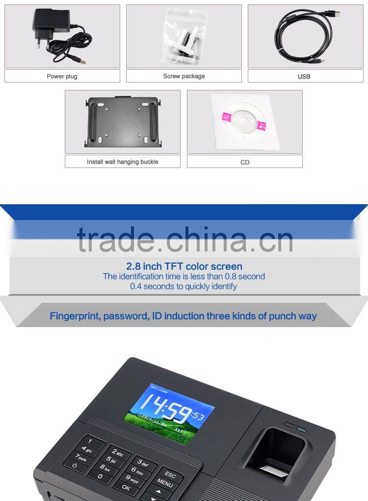 Fingerprint capacity: 1500 finger print sensor OC051-6