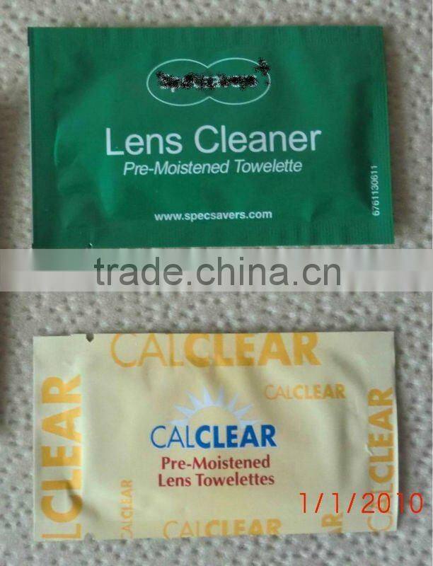 monitor cleaner, individually wrapped lens cleaner wet wipes, dry fast without streaks left