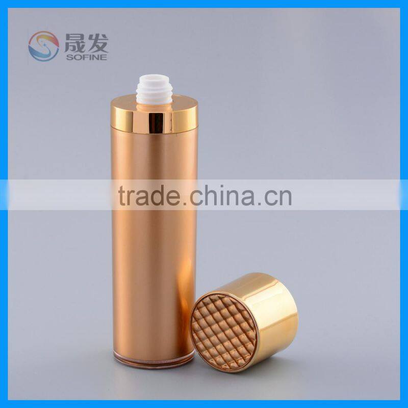 Empty cosmetic acrylic lotion bottle