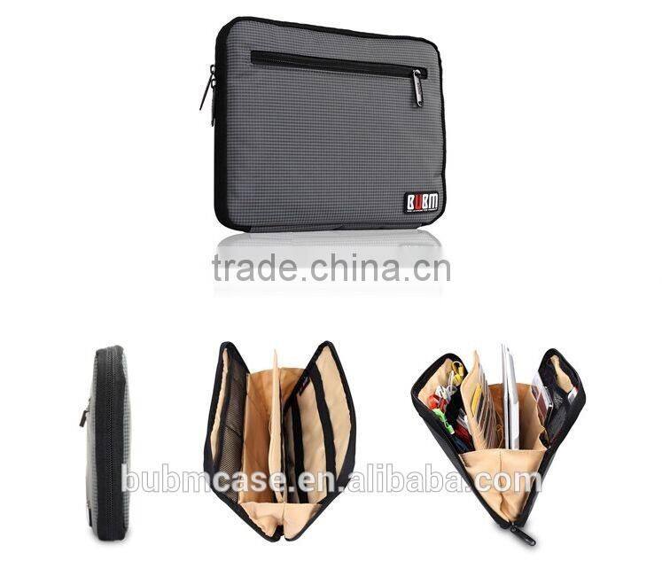 Fashion Grey Color 9.7 inch Tablet Case Nylon Storage Bag