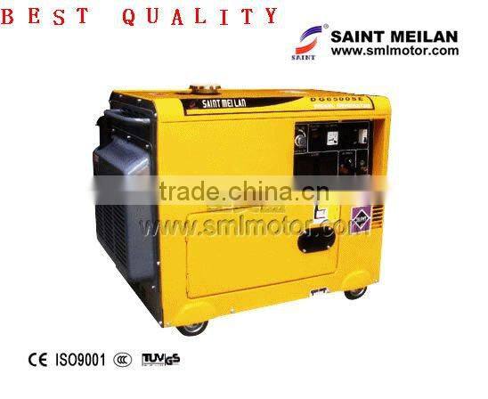 5kva silent type air-cooled electric generator for home