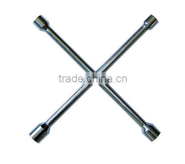 Cross Wrench Silver Zinc Wrench