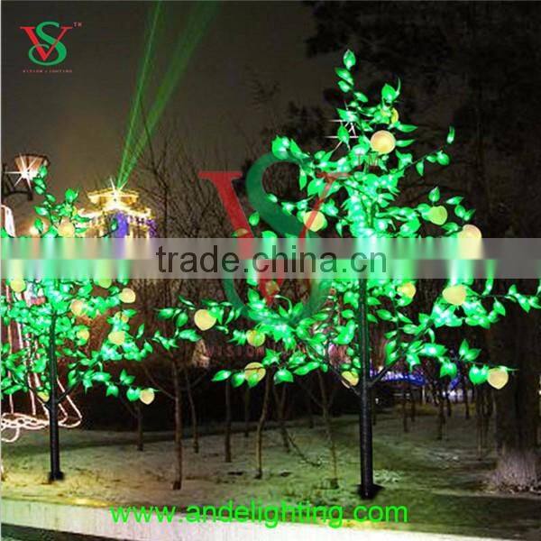 Outdoor artificial led tree light lighted fruit tree