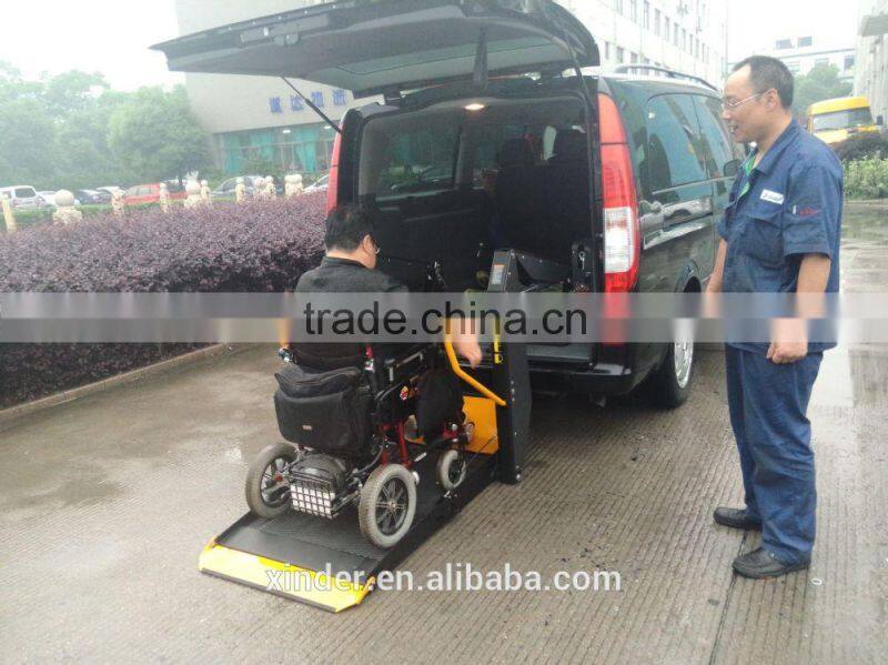 high quality 12V/24V WL-D-880U electric and hydraulic wheelchair lift for van and minivan