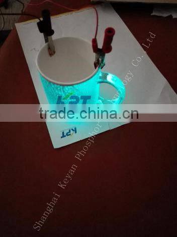 KPT 3D stereoscopic conductive electroluminescent paints or materials for metal/glass/custom