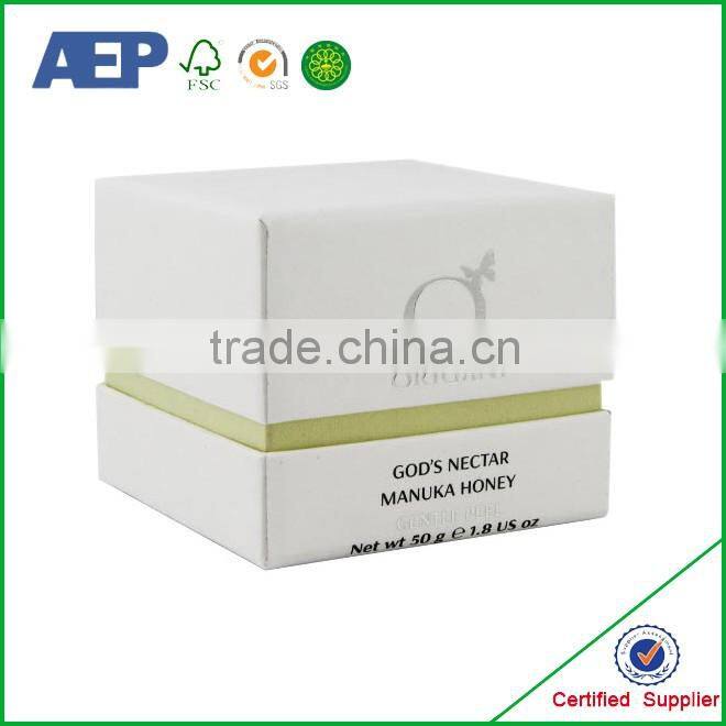 High quality paper foldable cosmetics packaging for skincare