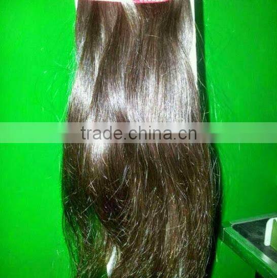 100% unprocessed Indian virgin remy human hair extension/bulk