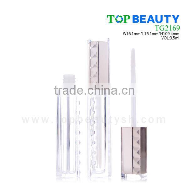 TG2169- 3.5ml Square Cute Empty Brand Name Lip Gloss