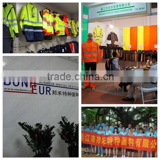 hi vis yellow polyester mechanical stretch fabric for drill shirt