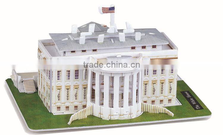 Miniature architecture design houses of America White House models