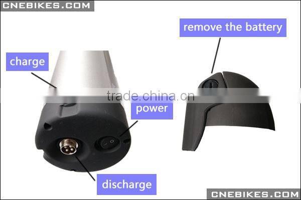 36v 9Ah bottle type rechargeable ebike battery
