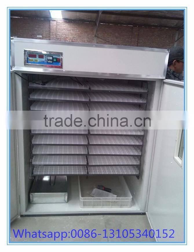 3000 eggs incubator/automatic egg incubator/chicken hatchery machine for sale