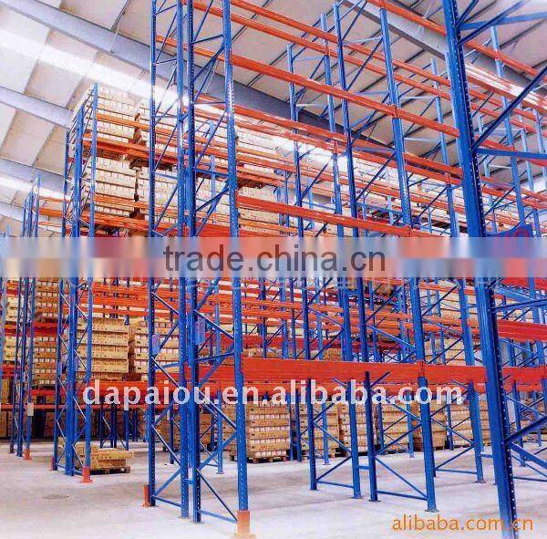 Drive-in pallet racking systems warehouse