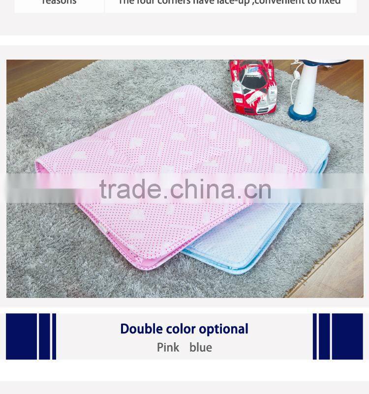 Newborn baby cotton thick bedding mattress baby mat blue color
