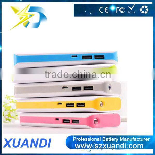 high capacity 16000mAh general mobile power bank charger for any cellphone