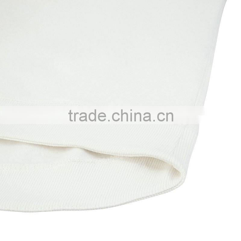 Women's Plain Cotton Sweatshirt Fleece Cotton Pullover