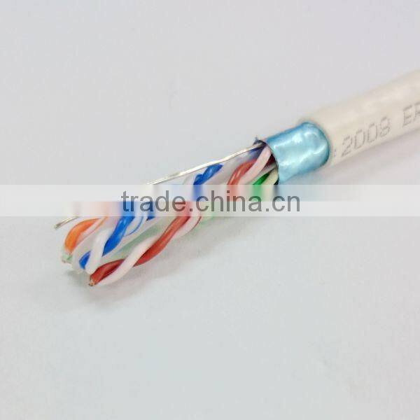 1000FT pure copper 24AWG S/FTP CAT5e shielded Ethernet Cable