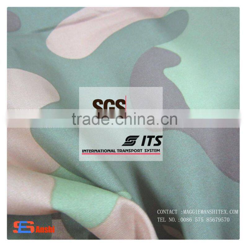 Es3230 waterproof twill cotton camouflage fabric military fabric