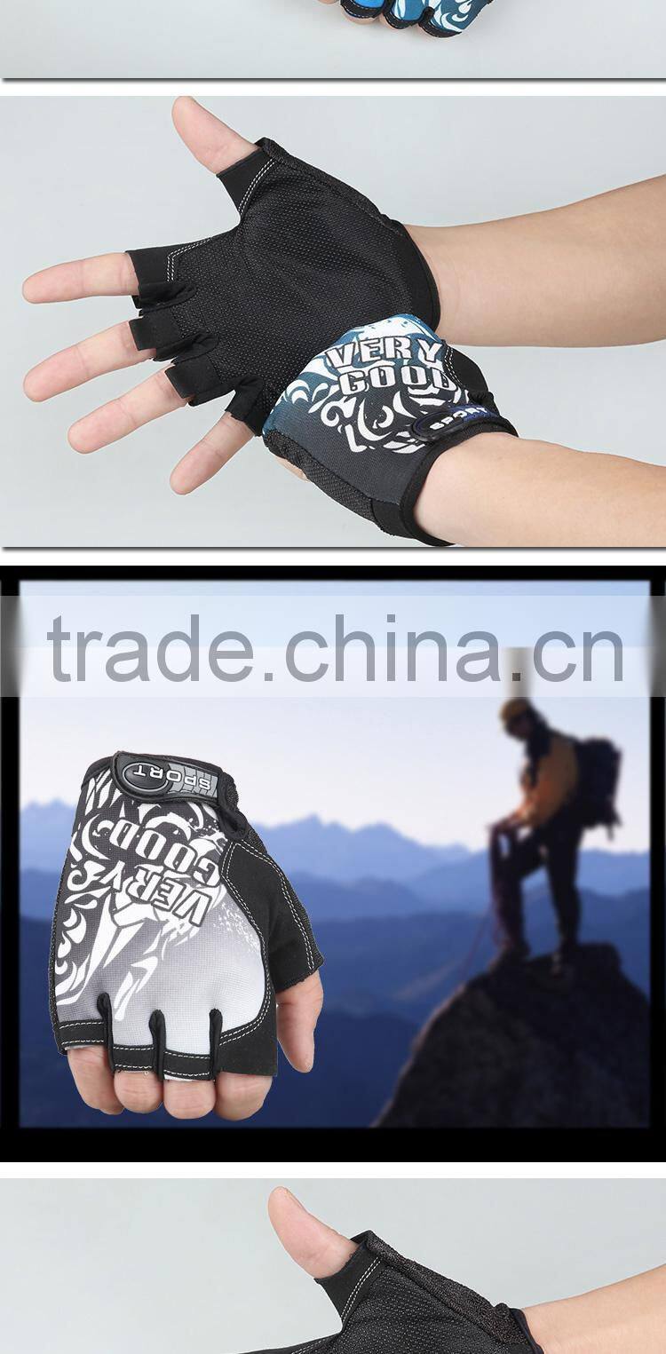 2015 adjustable half short finger best bicycle gloves
