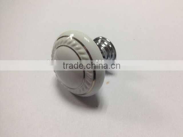 2016-2017 furniture kitchen door handles ceramic white knobs