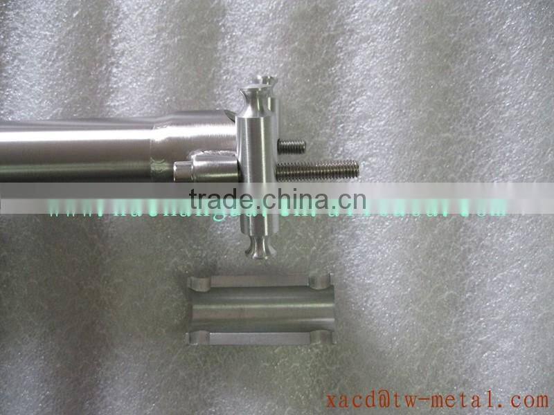 Titanium bike seat post bicycle seat post with handing brush finished