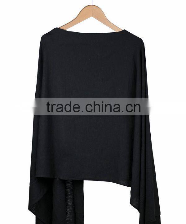Luxurious bamboo comtforter breastfeeding dark brown nursing cover and poncho
