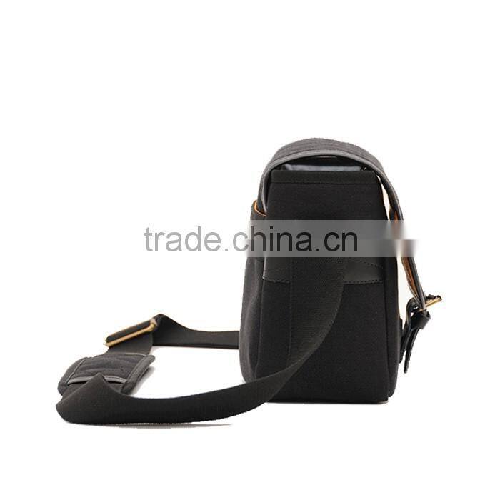 Waterproof canvas shoulder messenger camera bag,digital camera bag