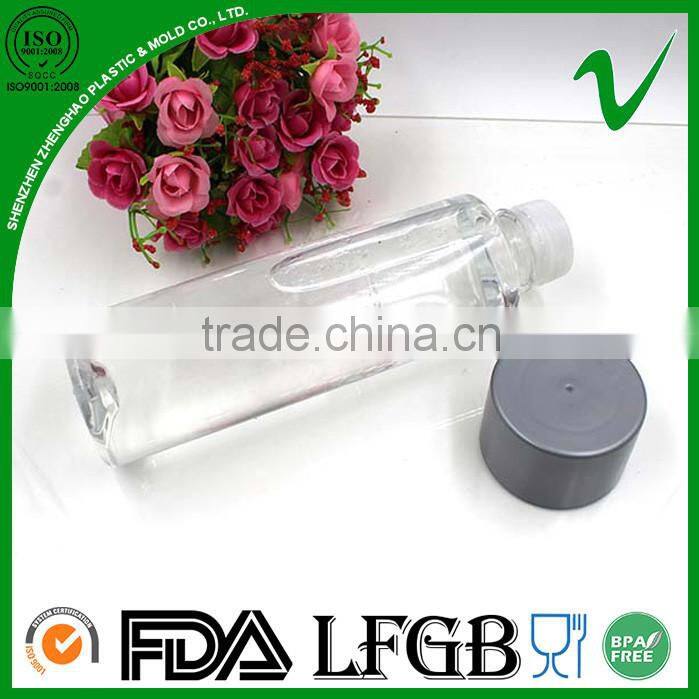 500ml voss shape clear empty water pet bottle with food grade