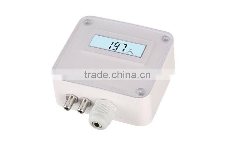 Adjustable differential pressure transmitter with LCD
